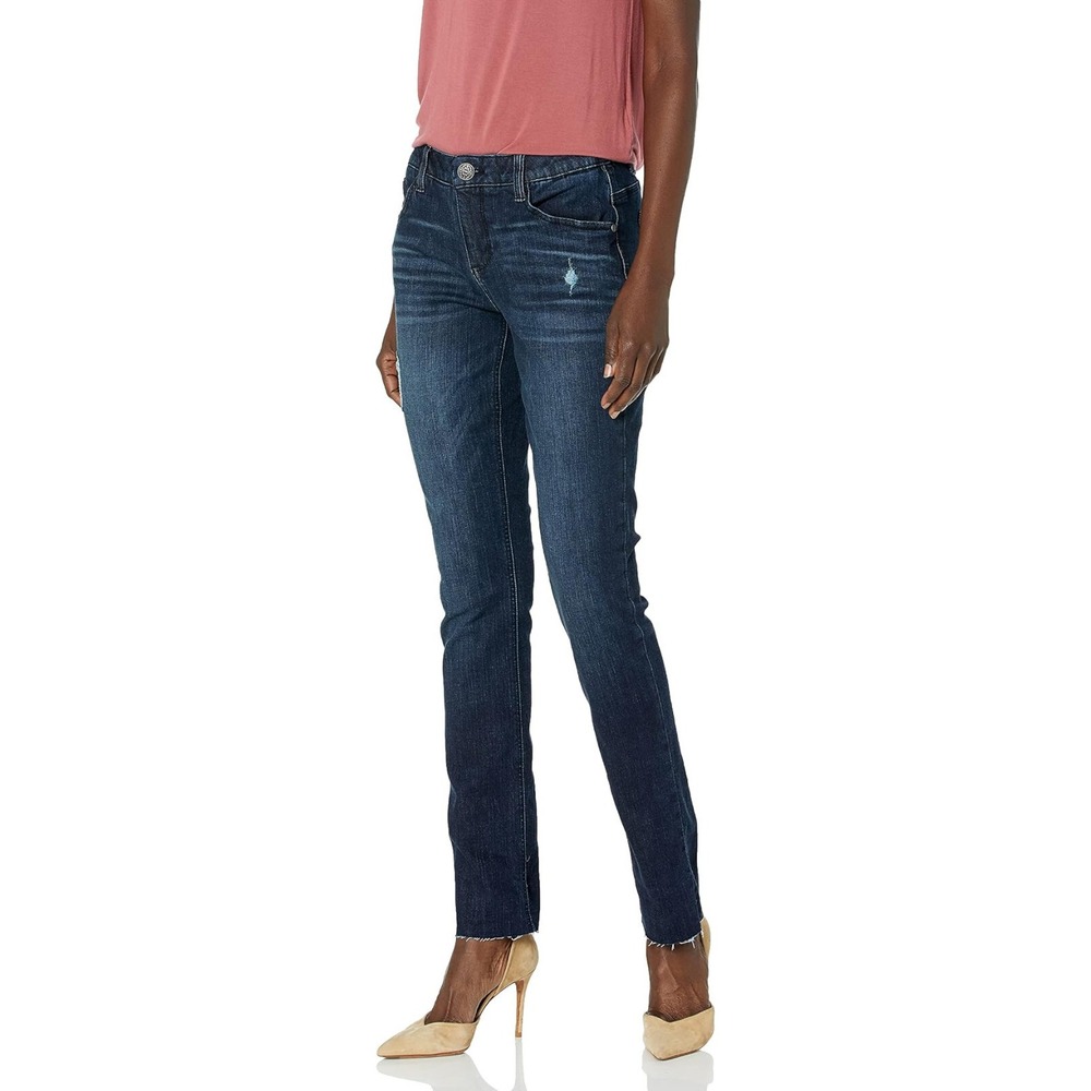 Democracy Women's Ab Solution Girlfriend Jean, Indigo, 14